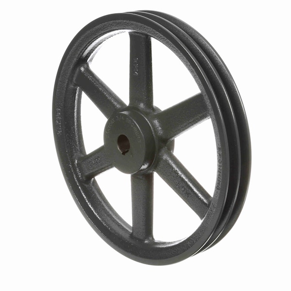 2 Groove Cast Iron Fhp - Finished Bore Sheave, 2AK104X3/4